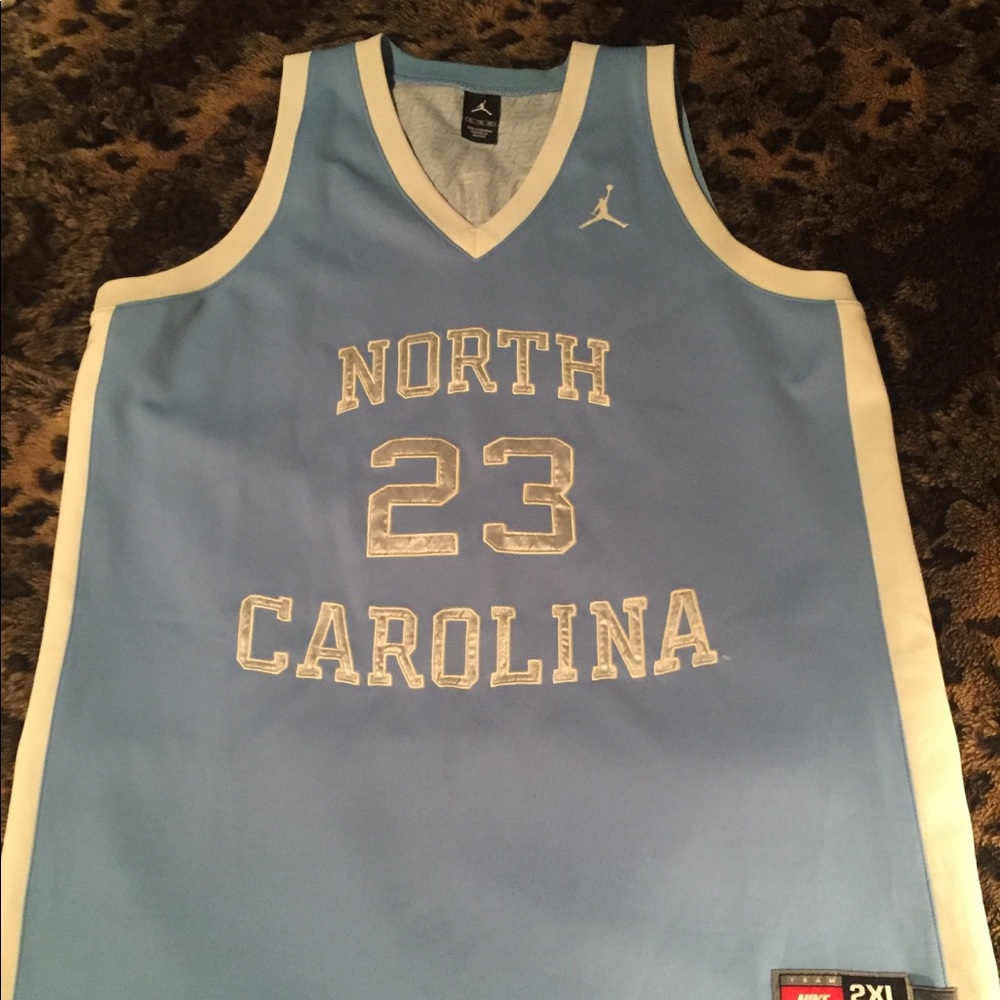 Authentic North Carolina Michael Jordan Jersey